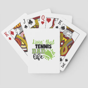 Tennisspieler   Leben in diesem Tennis-Vater Spielkarten