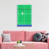 Tennisspieler Leinwanddruck (Insitu (Wohnzimmer))