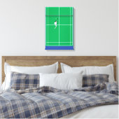 Tennisspieler Leinwanddruck (Insitu (Schlafzimmer))