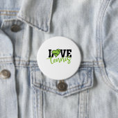Tennisspieler | Liebe Tennis Button (Beispiel)