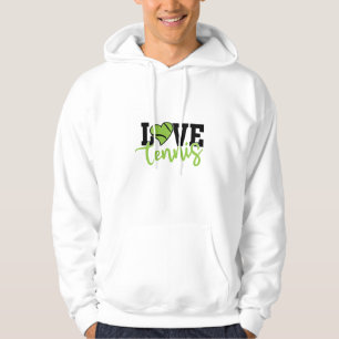 Tennisspieler Liebe Tennis Hoodie