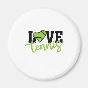 Tennisspieler Liebe Tennis Magnet