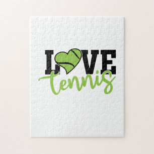 Tennisspieler Liebe Tennis Puzzle