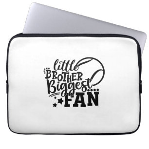 Tennisspieler Little Brother Größter Fan Tennis Laptopschutzhülle