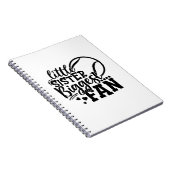 Tennisspieler | Little Sister Größter Fan Tennis Notizblock (Rechte Seite)