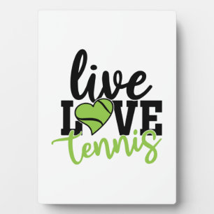 Tennisspieler Live-Liebe Tennis Fotoplatte