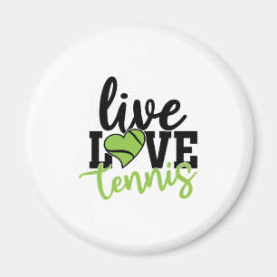 Tennisspieler Live-Liebe Tennis Magnet