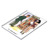 Tennisspieler, lustig notizblock (Linke Seite)