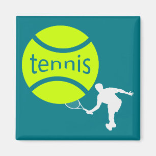 Tennisspieler Magnet