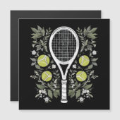 Tennisspieler Magnetkarte (Vorne/Hinten)