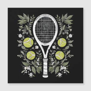 Tennisspieler Magnetkarte