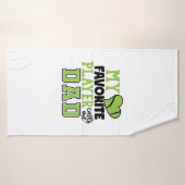 Tennisspieler | Mein Lieblings-Player ruft mich Va Badehandtuch (Badehandtuch)