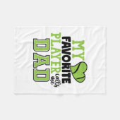 Tennisspieler | Mein Lieblings-Player ruft mich Va Fleecedecke (Vorderseite (Horizontal))