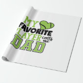 Tennisspieler | Mein Lieblings-Player ruft mich Va Geschenkpapier (Ungerollt)