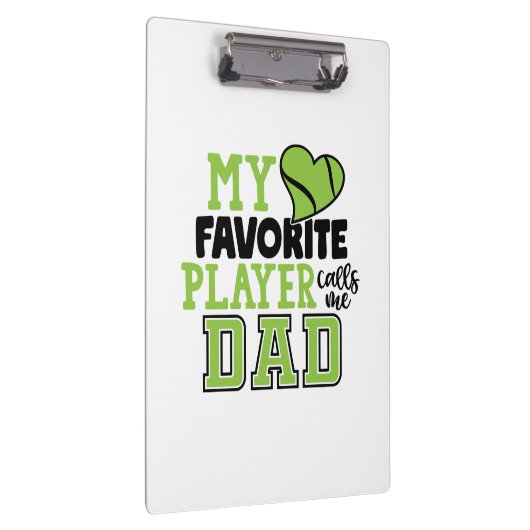 Tennisspieler | Mein Lieblings-Player ruft mich Va Klemmbrett (Rechts)