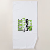 Tennisspieler | Mein Lieblings-Player ruft mich Va Strandtuch (Vorderseite)