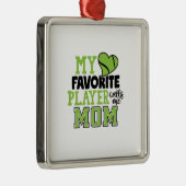 Tennisspieler | Mein Lieblingsspieler ruft mich Ma Ornament Aus Metall (Rechts)