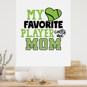 Tennisspieler | Mein Lieblingsspieler ruft mich Ma Poster (Küche)