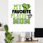 Tennisspieler | Mein Lieblingsspieler ruft mich Ma Poster (Heimbüro)