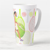 Tennisspieler Milchtasse (Rechte Ecke)