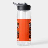 Tennisspieler mit Rollstuhl Trinkflasche (Rechts)