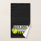 Tennisspieler NAME Ball Game Court Personalisiert Badhandtuch Set (Handtuch)