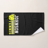 Tennisspieler NAME Ball Game Court Personalisiert Badhandtuch Set (Handtuch)