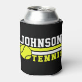 Tennisspieler NAME Ball Game Court Personalisiert Dosenkühler (Kanne Vorderseite)