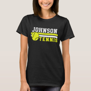 Tennisspieler NAME Ballspiel Court Personalisiert T-Shirt