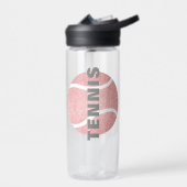 Tennisspieler Name Jersey Nummer mädchenhaft rosa Trinkflasche (Links)