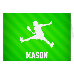 Tennisspieler; Neon Green Strips