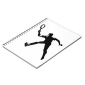 Tennisspieler Notizblock (Linke Seite)