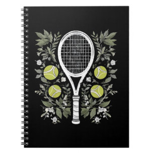 Tennisspieler Notizblock