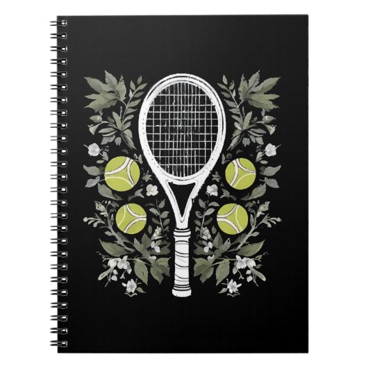 Tennisspieler Notizblock (Vorderseite)