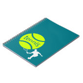 Tennisspieler Notizblock (Linke Seite)