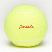 Tennisspieler personalisiert tennisbälle (Vorderseite)