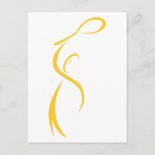 Tennisspieler Postkarte (Vorderseite)