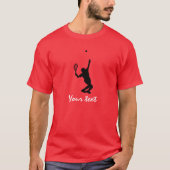 Tennisspieler; Rot T-Shirt (Vorderseite)