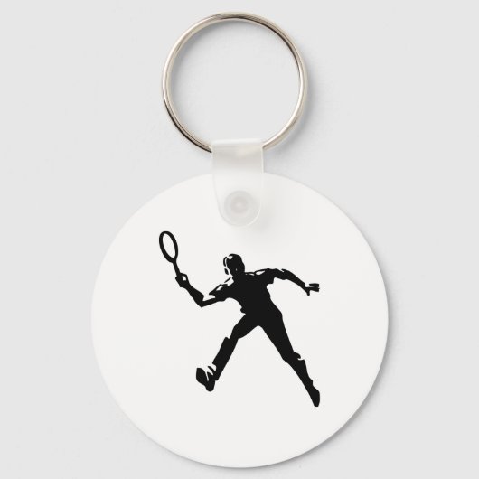 Tennisspieler Schlüsselanhänger (Vorderseite)