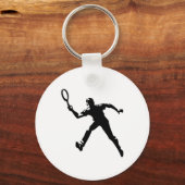 Tennisspieler Schlüsselanhänger (Vorderseite)