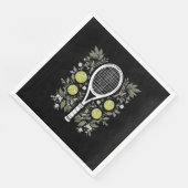 Tennisspieler Serviette (Ecke)