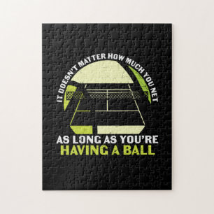 Tennisspieler   Sie haben einen Ball Puzzle