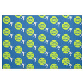 Tennisspieler Stoff (Fat Quarter (45,7 x 55,9 cm))