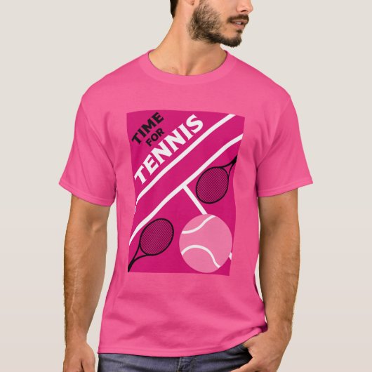 Tennisspieler T - Shirt (Vorderseite)