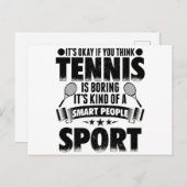 Tennisspieler | Tennis Sport Trainer Geschenkideen Postkarte (Vorne/Hinten)