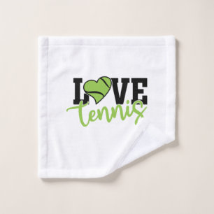 Tennisspieler Tennisliebe Waschlappen