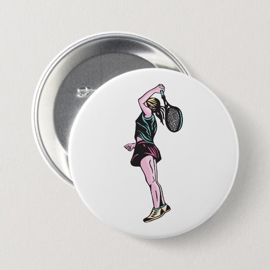 Tennisspielerin Button (Vorne & Hinten)
