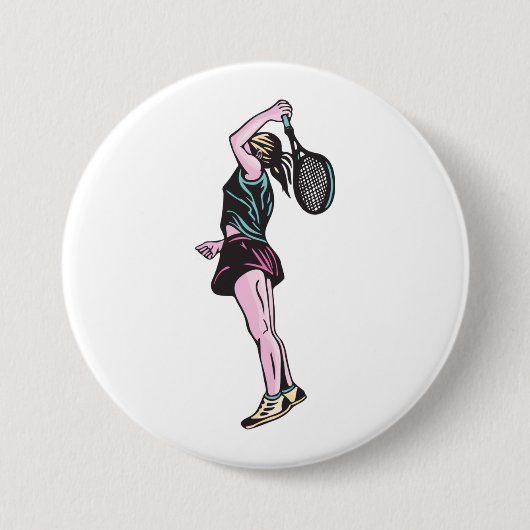 Tennisspielerin Button (Vorderseite)
