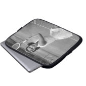 Tennisspielerin Laptopschutzhülle (Vorne Knopf)