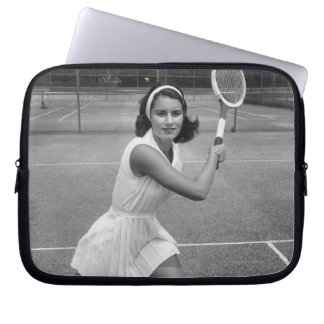 Tennisspielerin Laptopschutzhülle